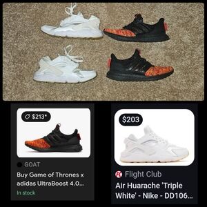 Game of Thrones x Adidas UltraBoost 4.0 House Targaryen Dragons - Men sz 8.5 lot